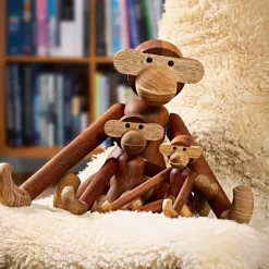 Kay Bojesen Denmark Kay Bojesen houten aap Large, hout< Kinderkamer Interieuraccessoires|Kinderkamer Interieuraccessoires