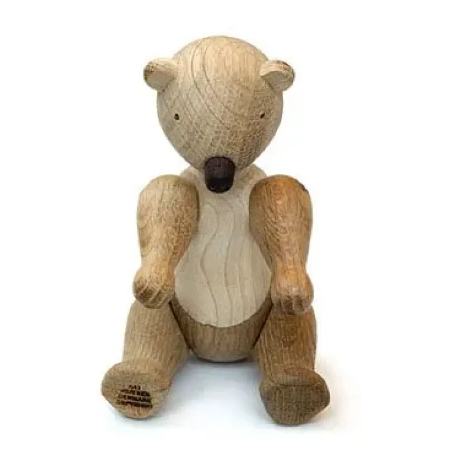 Kay Bojesen Denmark Kay Bojesen houten beer, eiken en esdoorn< Kinderkamer Interieuraccessoires|Kinderkamer Interieuraccessoires