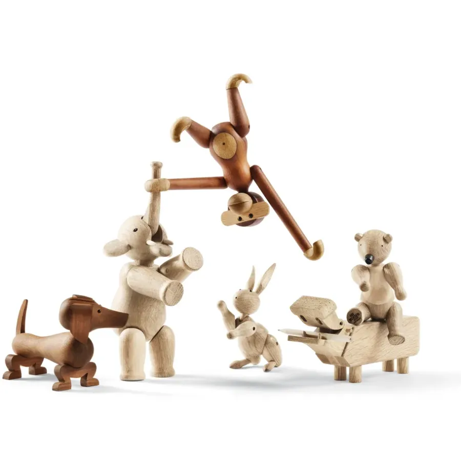 Kay Bojesen Denmark Kay Bojesen konijn, eikenhout< Paasdecoratie|Kinderkamer Interieuraccessoires