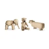 Kay Bojesen Denmark Kay Bojesen Liliput 3-delig, Onbehandeld eikenhout, onbehandeld esdoornhout< Kinderkamer Interieuraccessoires|Kinderkamer Interieuraccessoires
