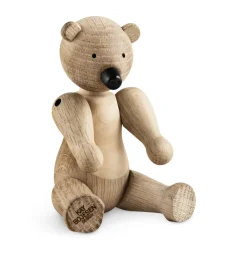 Kay Bojesen Denmark Kay Bojesen Liliput houten beer, Onbehandeld eikenhout, onbehandeld esdoornhout< Kinderkamer Interieuraccessoires|Kinderkamer Interieuraccessoires