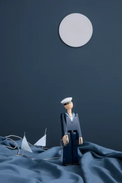 Kay Bojesen Denmark Kay Bojesen matroos, Blauw< Houten Beelden