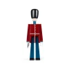 Kay Bojesen Denmark Kay Bojesen officier met zwaard, Rood-blauw< Houten Beelden