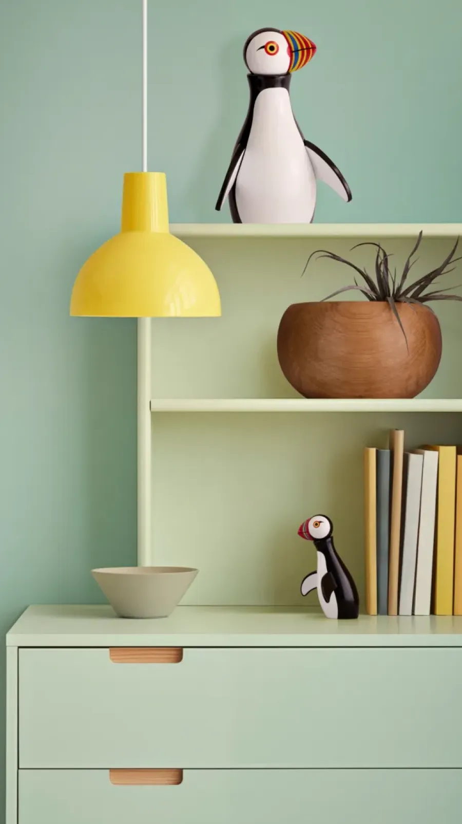 Kay Bojesen Denmark Kay Bojesen puffin, 13,5 cm< Houten Beelden