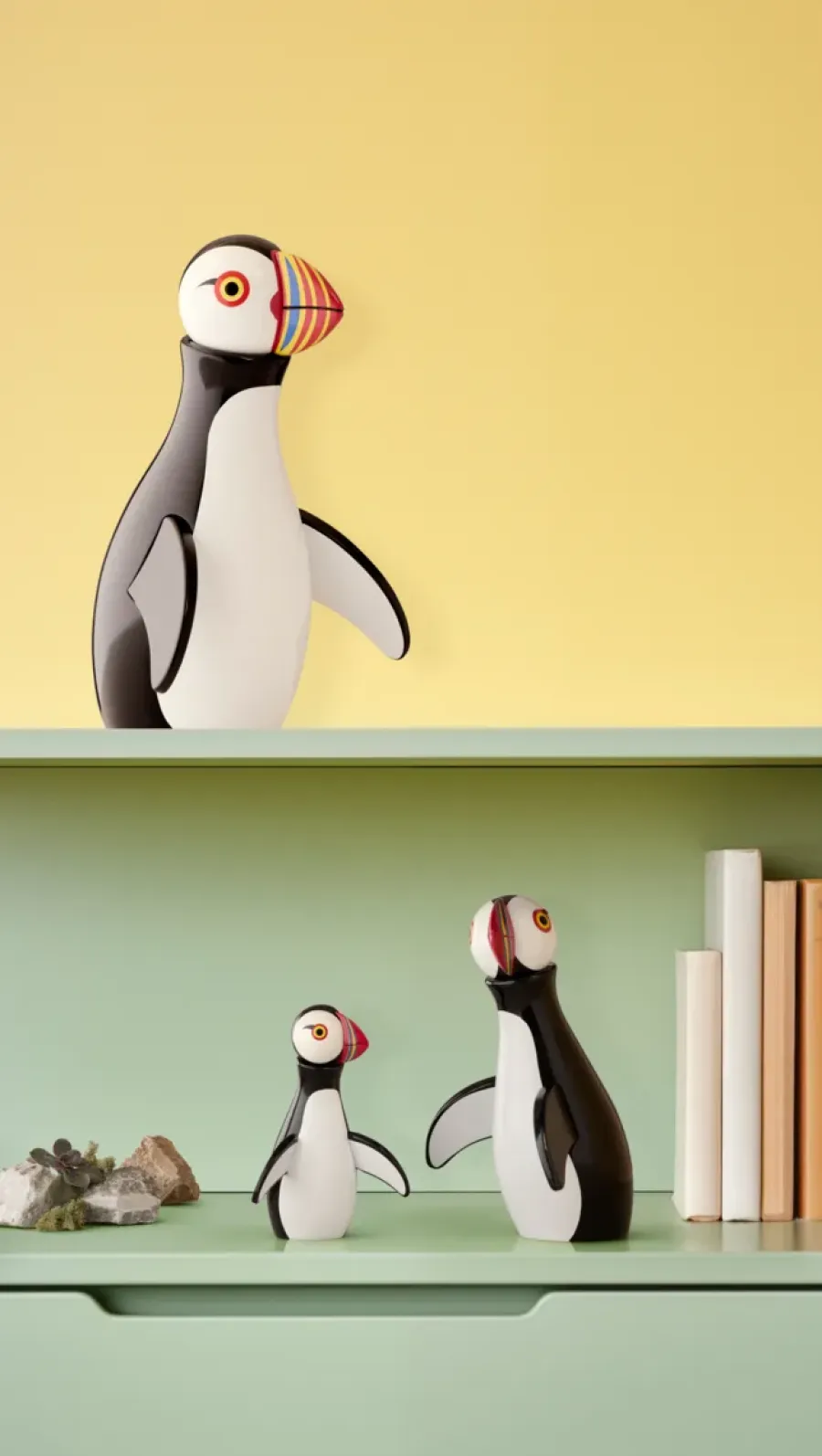 Kay Bojesen Denmark Kay Bojesen puffin, 13,5 cm< Houten Beelden