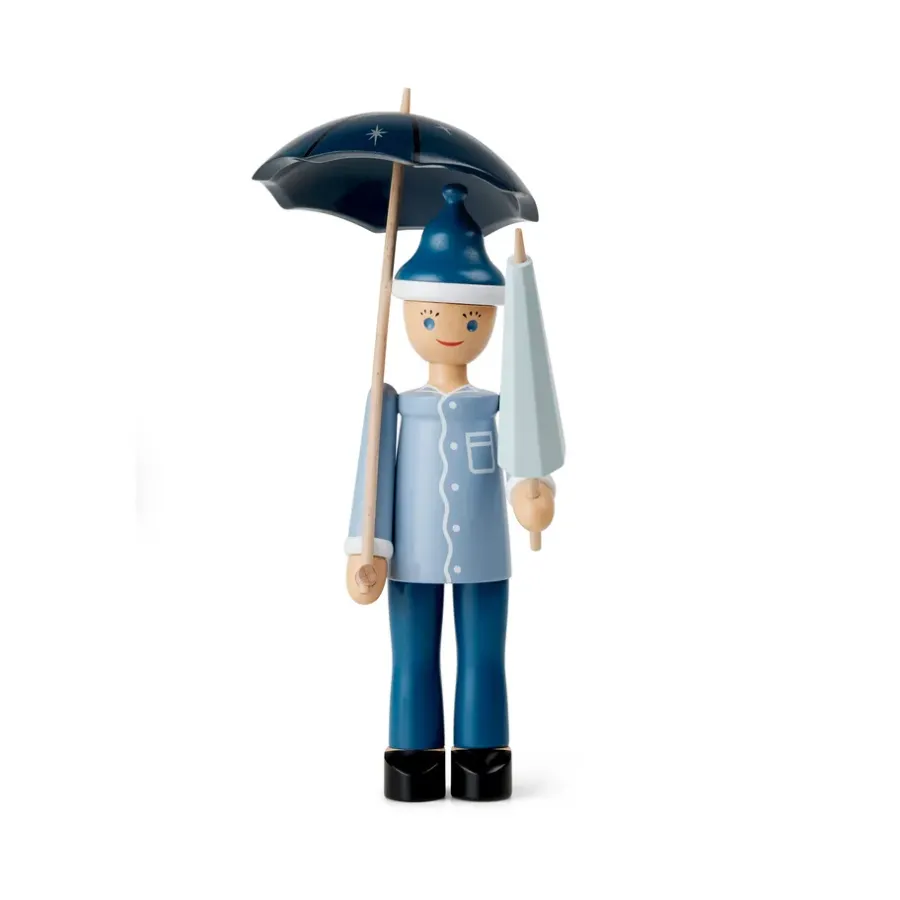 Kay Bojesen Denmark Kay Bojesen sandman, Blauw< Houten Beelden