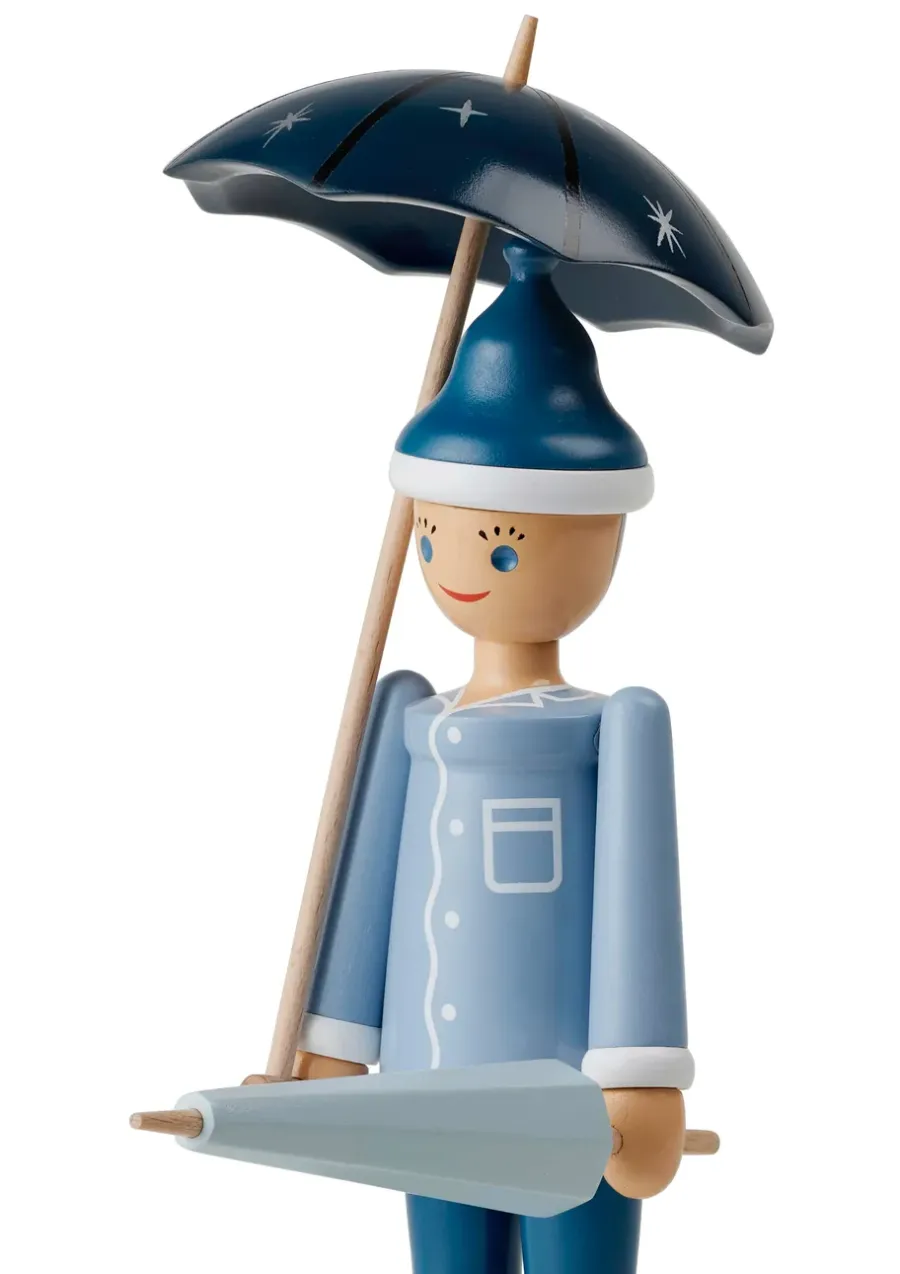 Kay Bojesen Denmark Kay Bojesen sandman, Blauw< Houten Beelden