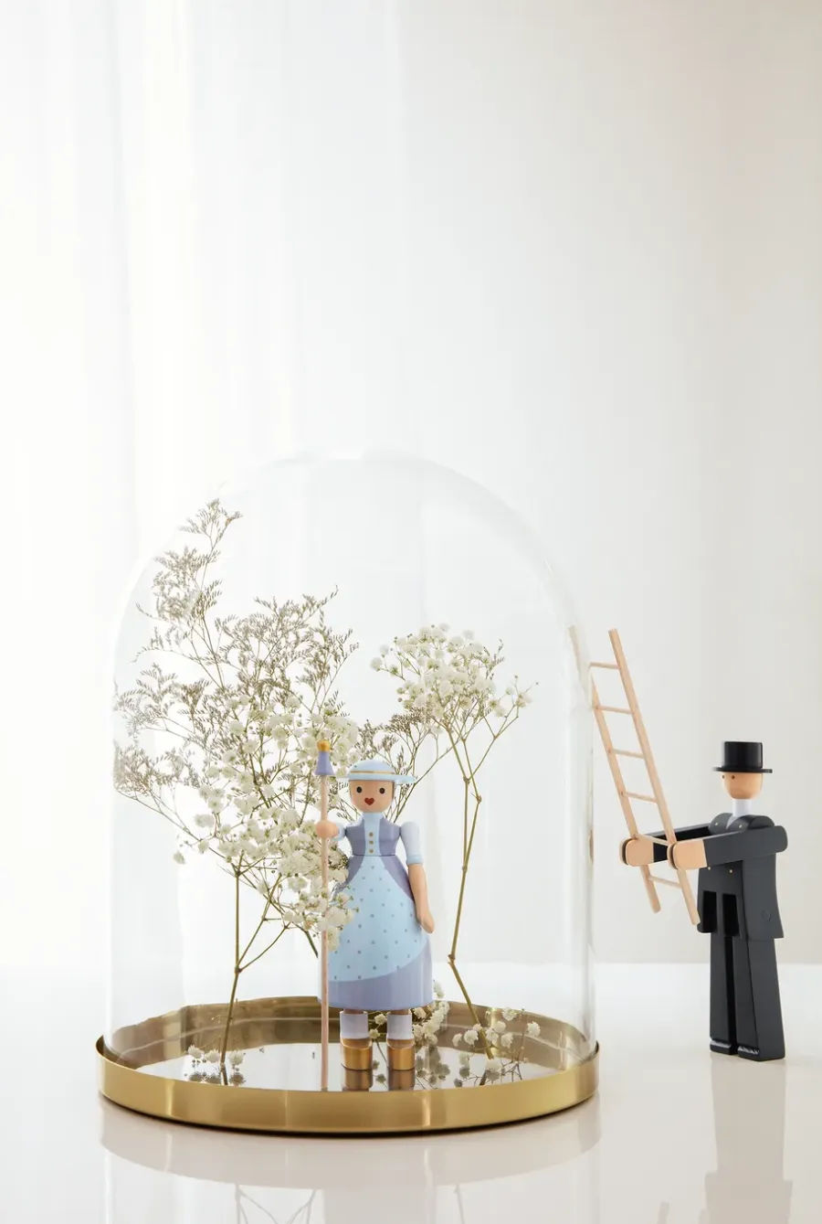 Kay Bojesen Denmark Kay Bojesen schoorsteenveger, Zwart< Houten Beelden
