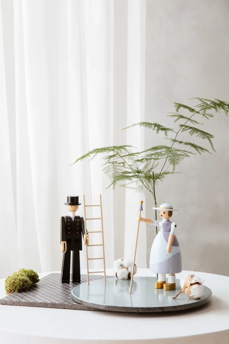 Kay Bojesen Denmark Kay Bojesen schoorsteenveger, Zwart< Houten Beelden