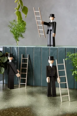 Kay Bojesen Denmark Kay Bojesen schoorsteenveger, Zwart< Houten Beelden
