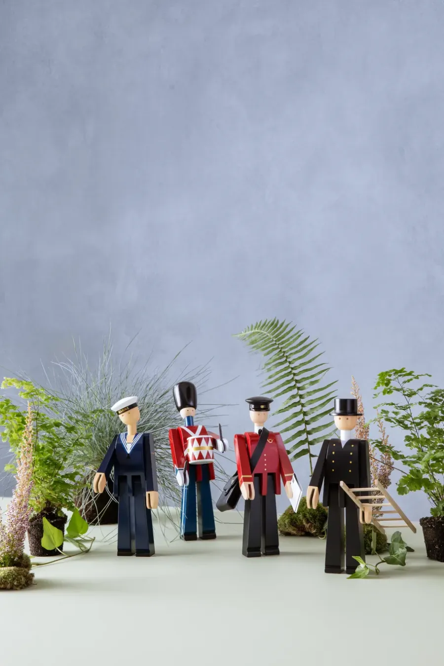 Kay Bojesen Denmark Kay Bojesen schoorsteenveger, Zwart< Houten Beelden