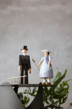 Kay Bojesen Denmark Kay Bojesen schoorsteenveger, Zwart< Houten Beelden