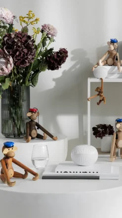 Kay Bojesen Denmark Kay Bojesen studentenpet voor de kleine aap, Blauw< Houten Beelden