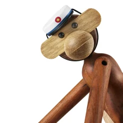 Kay Bojesen Denmark Kay Bojesen studentmössa till mellanstora apan, blauw< Houten Beelden