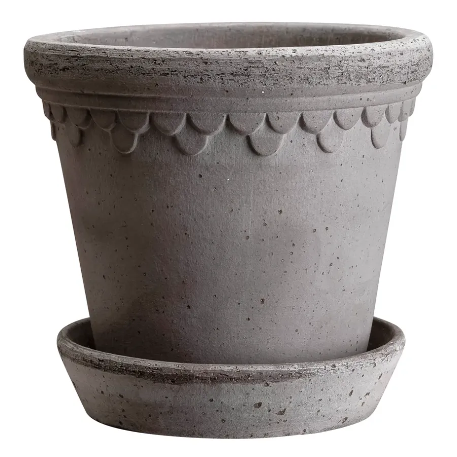 Bergs Potter Københavner bloempot Ø14 cm, Grijs< Bloempotten