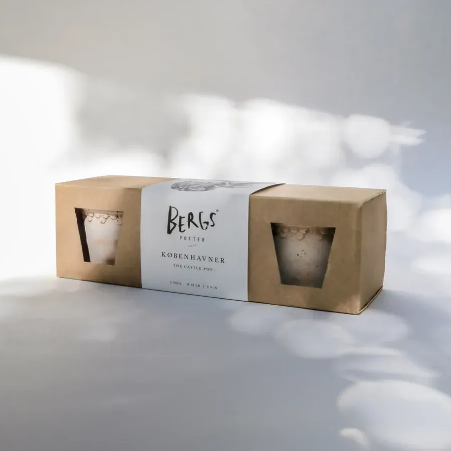 Bergs Potter Københavner bloempot Ø10 cm 3-pack, Rosa< Bloempotten