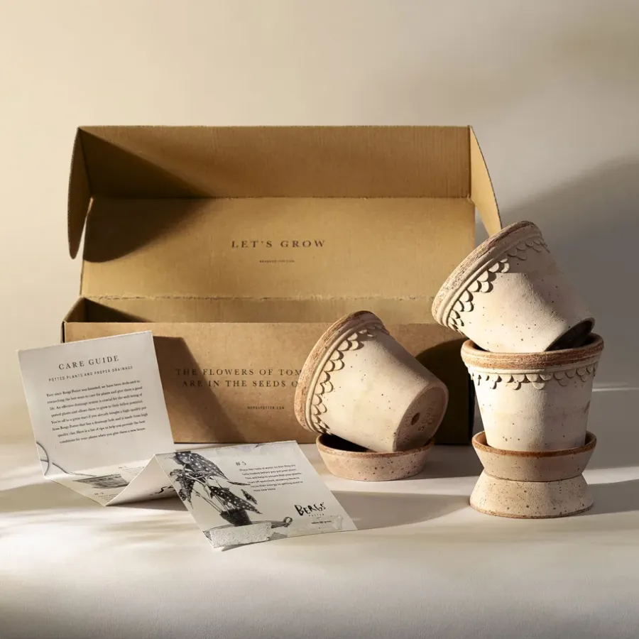 Bergs Potter Københavner bloempot Ø10 cm 3-pack, Rosa< Bloempotten
