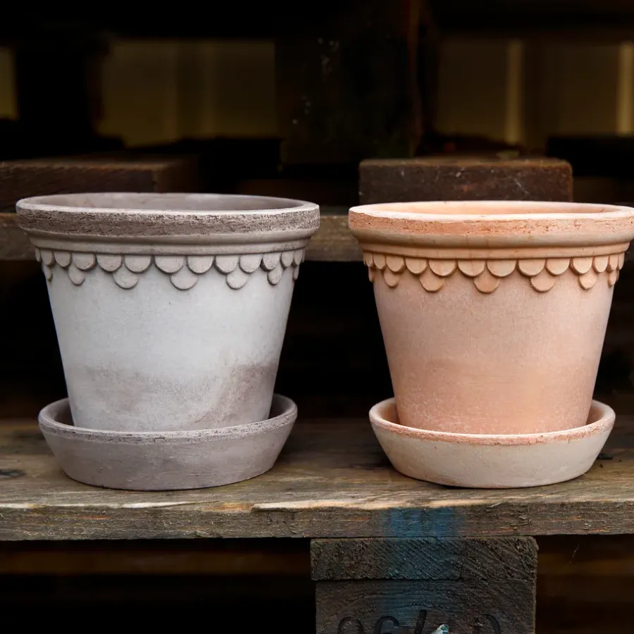 Bergs Potter Københavner pot Ø18 cm, Grijs< Bloempotten
