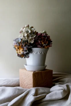 Bergs Potter Københavner pot geglazuurd Ø21 cm, Mineral White< Bloempotten