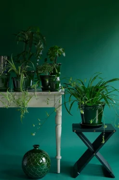 Bergs Potter Københavner pot geglazuurd Ø16 cm, Groen< Bloempotten