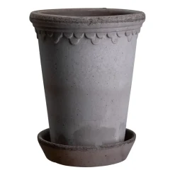 Bergs Potter Københavner pot hoog Ø14 cm, Grijs< Bloempotten