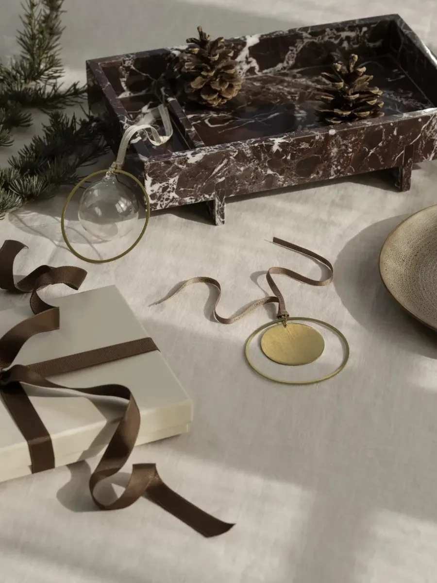 Blomus KITAI kerstballen 8,5 cm 4-pack, Clear< Kerstdecoraties