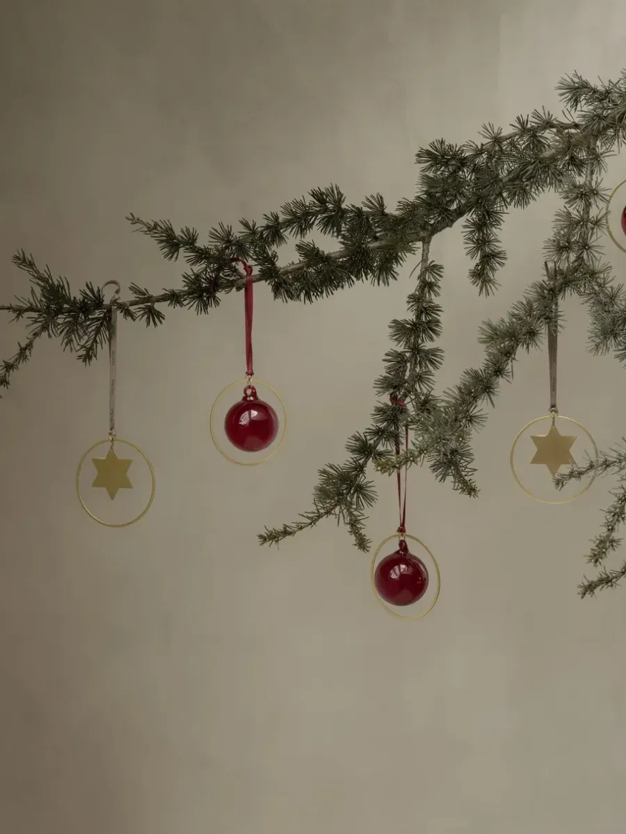 Blomus KITAI kersthanger 8,5 cm 4-pack, Stars< Kerstdecoraties