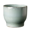 Knabstrup Keramik Knabstrup buitenbloempot Ø14,5 cm, Soft mint< Bloempotten