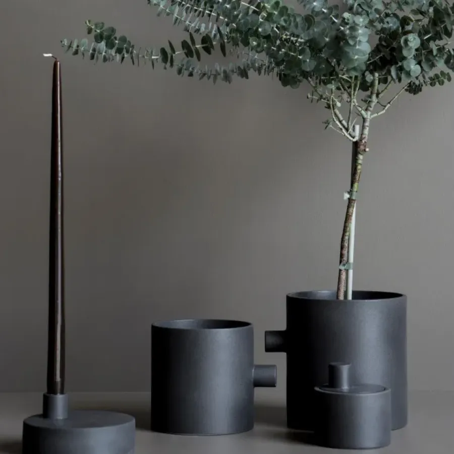 DBKD Knob bloempot gietijzer, small Ø14 cm< Bloempotten