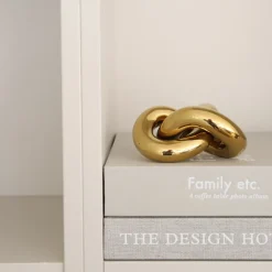 Cooee Design Knot Table small decoratie, Light Gold< Decoratieve Accessoires