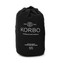KORBO waszak, zwart - 65 l.< Opbergmanden