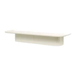 HAY Korpus 7 hooks wandplank L, Cream< Planken & Planksystemen