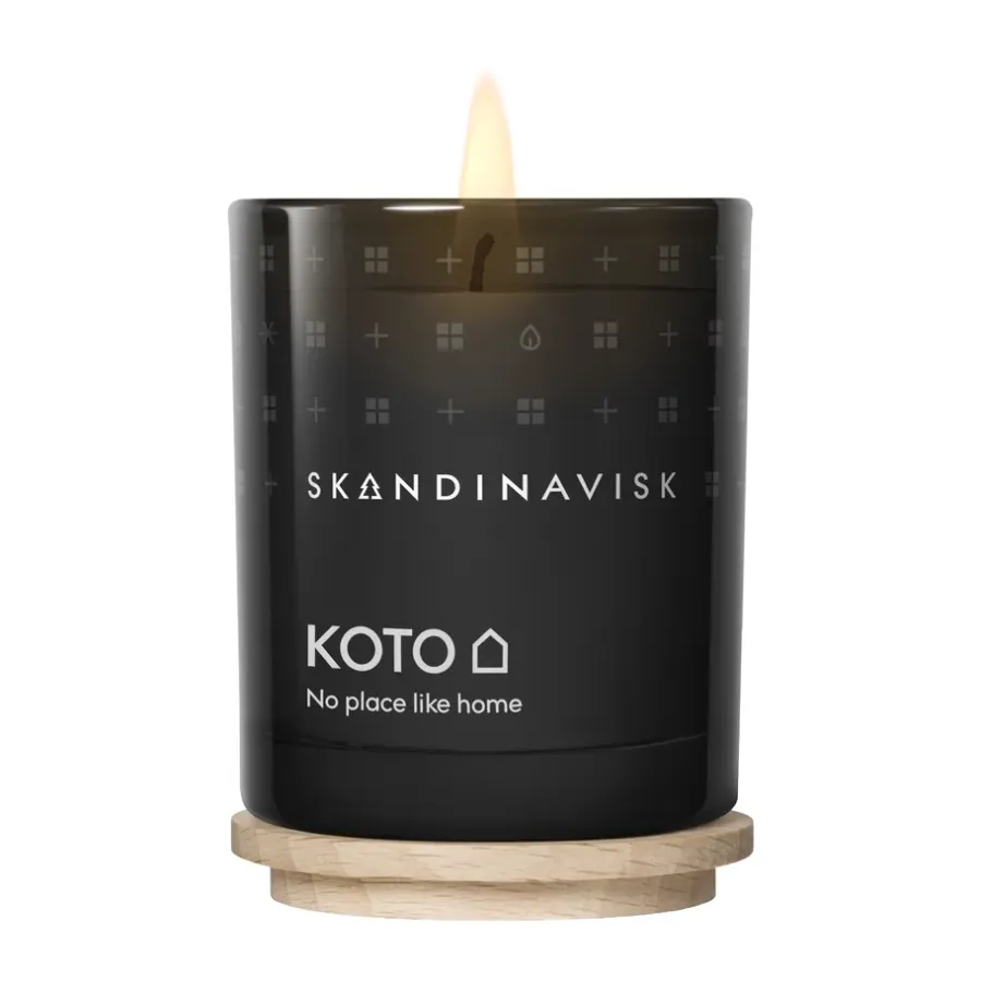 Skandinavisk Koto geurkaars met deksel, 65 g< Geurkaarsen & Aroma Diffusers