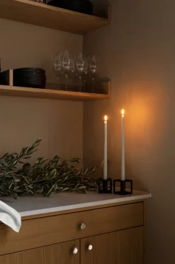 Audo Copenhagen Kubus 1 kandelaar, black (zwart)< Kandelaars