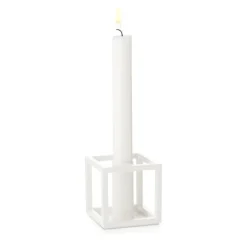 Audo Copenhagen Kubus 1 kandelaar, white (wit)< Kandelaars