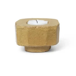 Ferm Living Kurinu kandelaar, Honey< Kandelaars