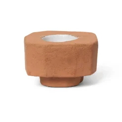 Ferm Living Kurinu kandelaar, Terracotta< Kandelaars