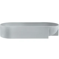 Iittala Kuru keramieken schaal 7,5x37 cm, Lichtgrijs< Decoratieve Schalen