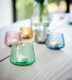 Bitz Kusintha waxinelichtjeshouder 7,5 cm 2-pack, Blauw< Kaarsenhouders & Kaarsenborden