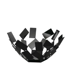 Alessi La Stanza dello Scirocco fruitmand, zwart, large< Opbergmanden