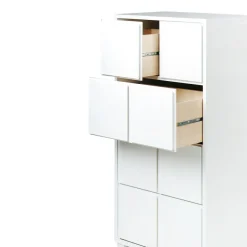 Scherlin Ladekast 4, wit< Ladekasten & Ladeblokken