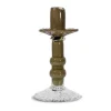 Byon Lara kandelaar S 22 cm, Groen-clear< Kaarsenhouders & Kaarsenborden