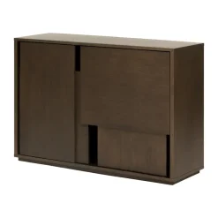 Design House Stockholm Layer dressoir, Donker eiken, 120x82 cm< Ladekasten & Dressoirs
