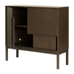 Design House Stockholm Layer dressoir, Donker eiken, 120x110, met poten< Ladekasten & Dressoirs