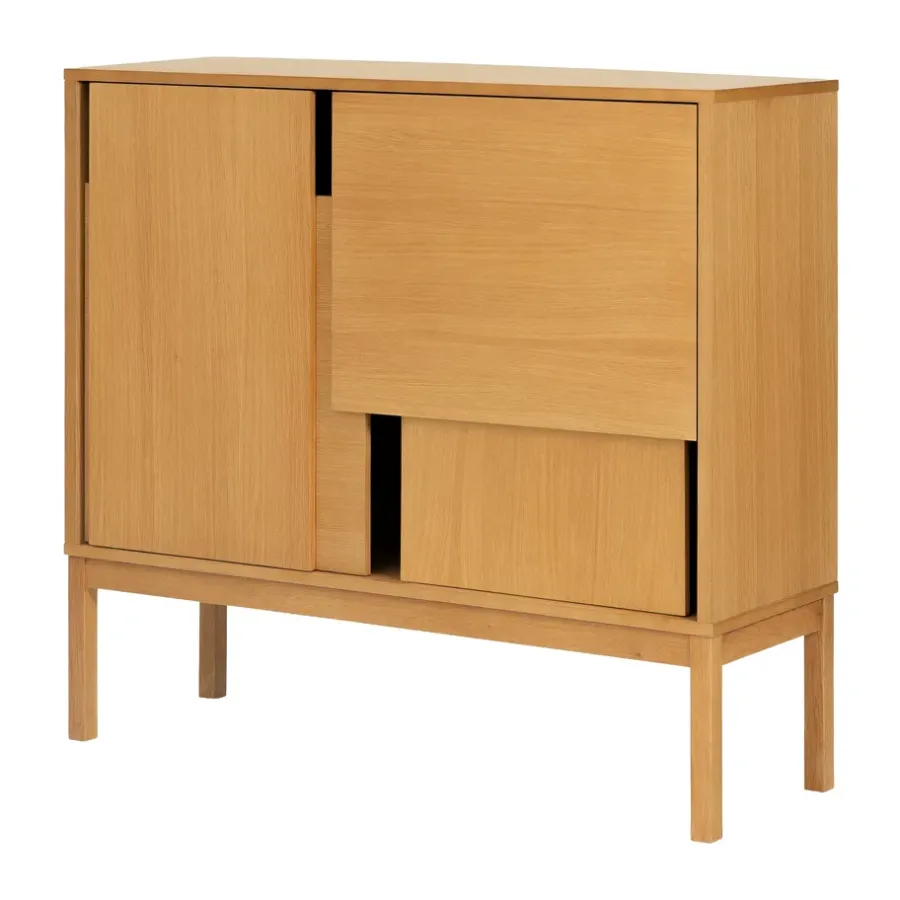 Design House Stockholm Layer dressoir, Eiken, 120x110, met poten< Tv- & Mediameubels|Ladekasten & Dressoirs