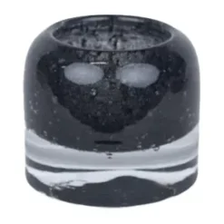 Olsson & Jensen Leah theelichthouder Ø7,5 cm, Zwart< Kaarsenhouders & Kaarsenborden
