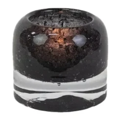 Olsson & Jensen Leah theelichthouder Ø7,5 cm, Zwart< Kaarsenhouders & Kaarsenborden