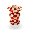 Serax Les Objets Mouleversants N°2 kaarsenhouder, Red-white< Kandelaars