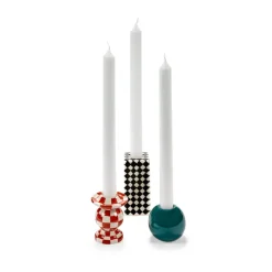 Serax Les Objets Mouleversants N°2 kaarsenhouder, Red-white< Kandelaars