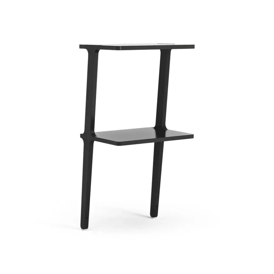 Swedese Libri rek 2 planken, Es zwart glanzend< Planken & Planksystemen